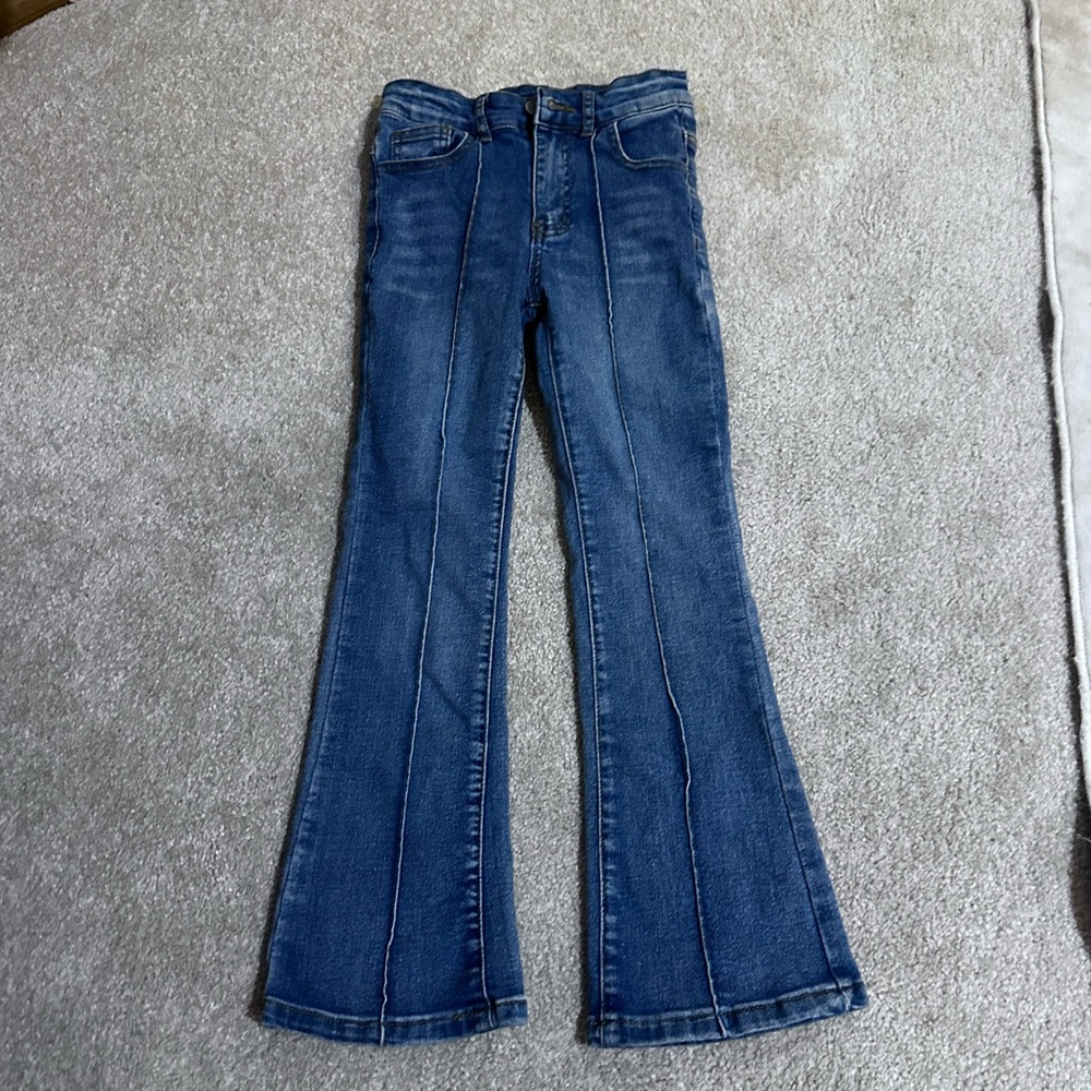 SHEIN Blue Flare Jeans